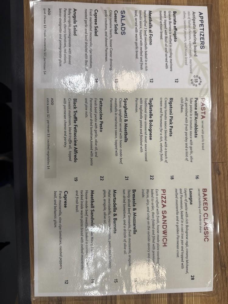 Thick and Thin Pizza Menu image 3