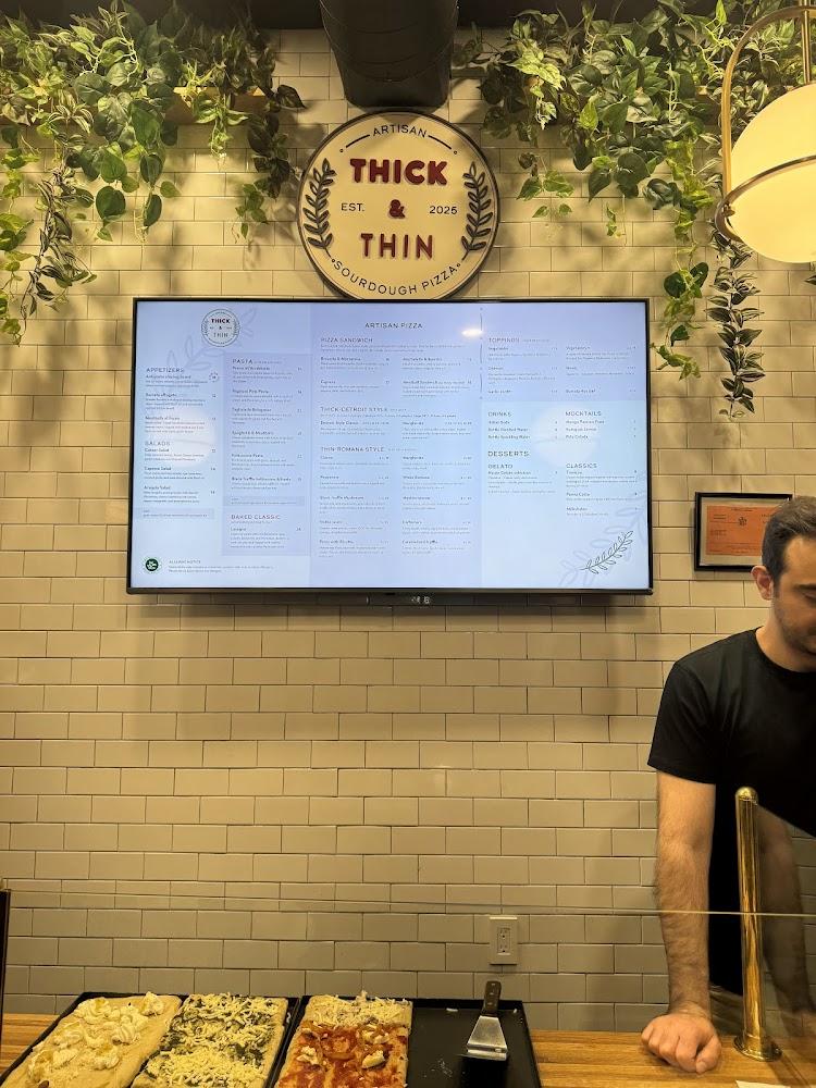 Thick and Thin Pizza Menu image 4